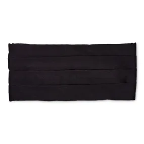 Sovereign Grade Black Satin Cummerbund