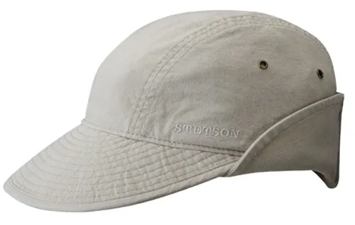 Stetson Paramus Cotton Ballcap with Ear Flaps