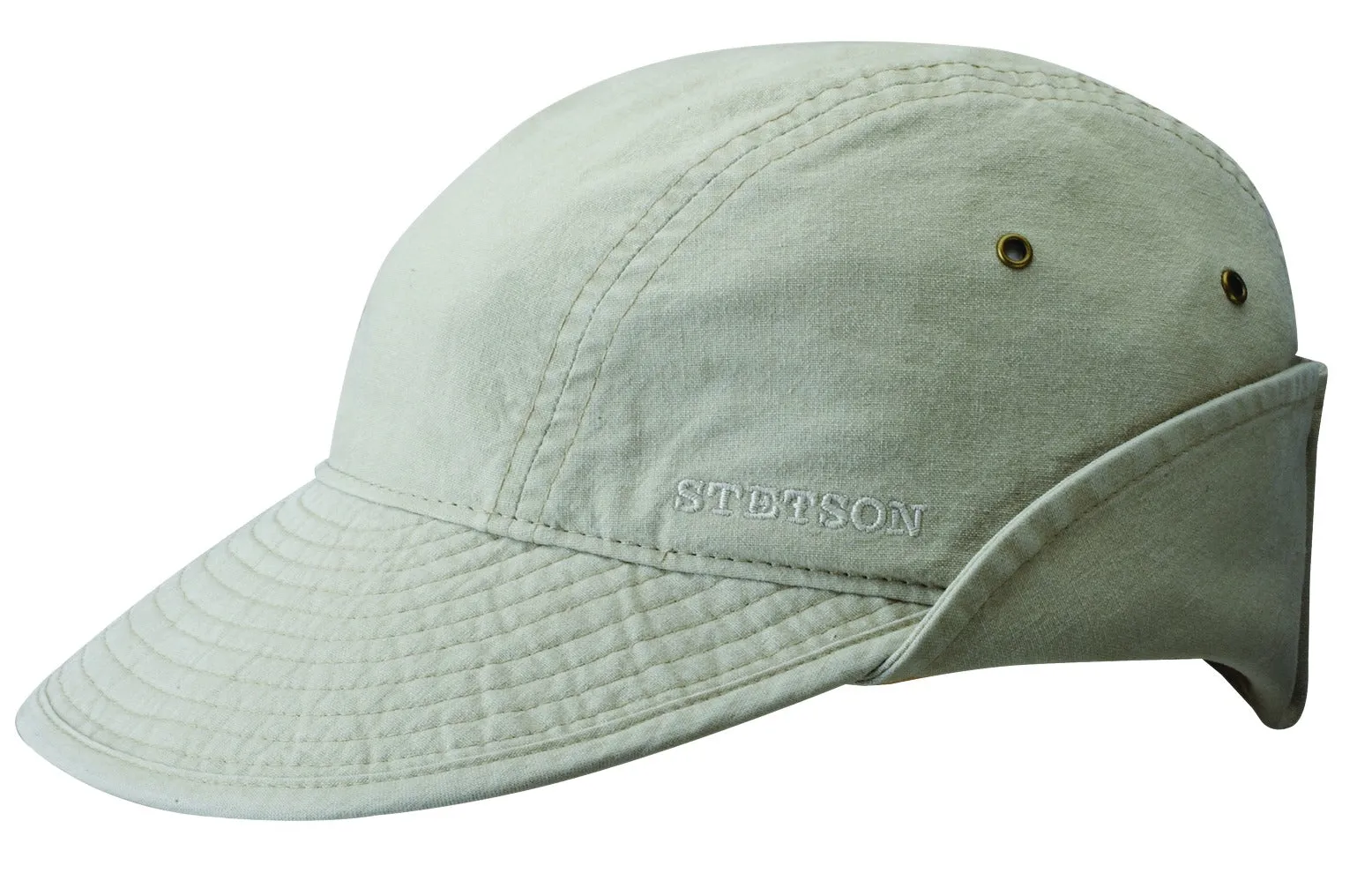 Stetson Paramus Cotton Ballcap with Ear Flaps