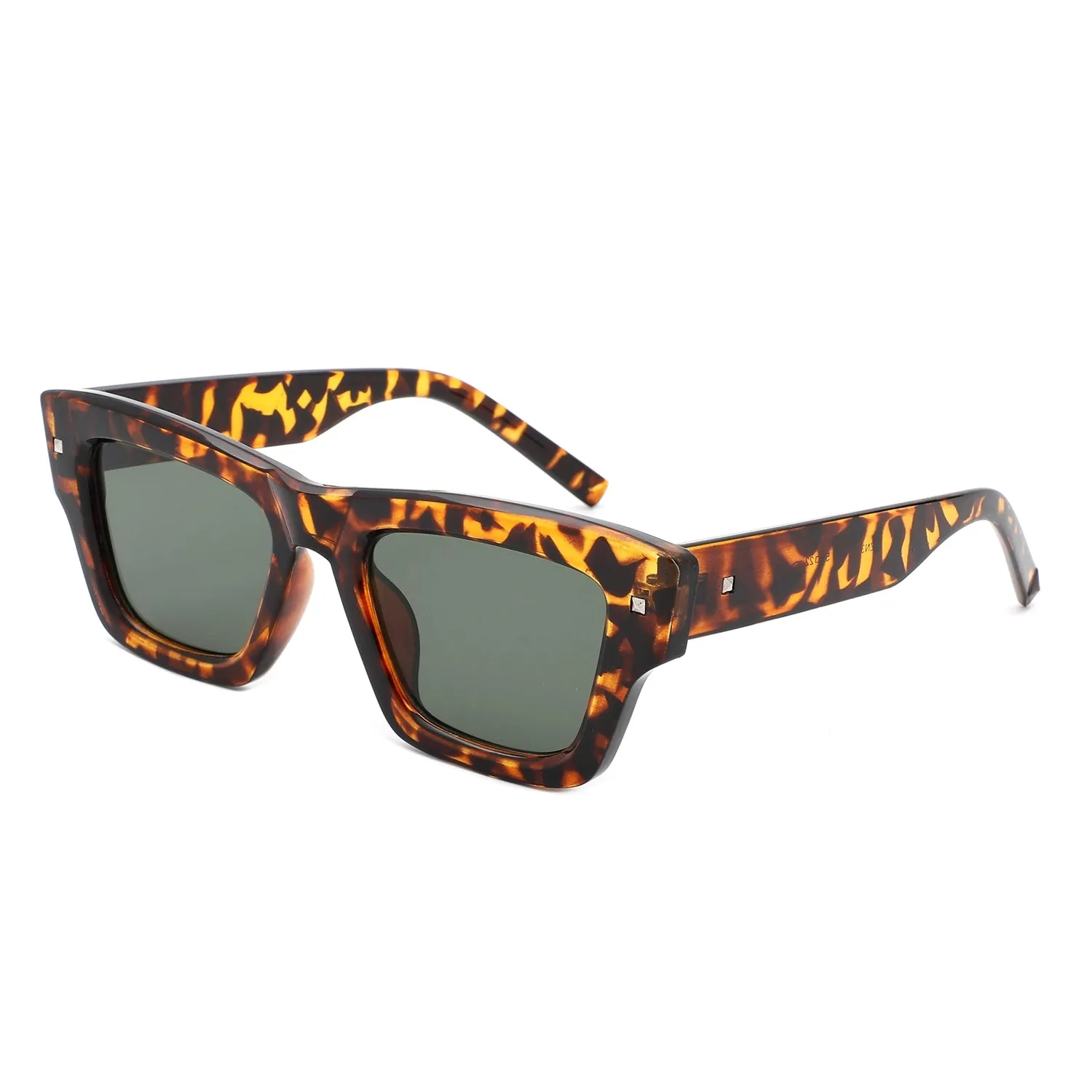 Thick Frame Wayfarer Style Sunglasses in Tortoiseshell