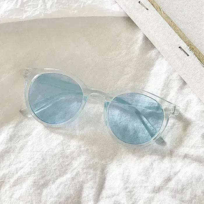 Unisex sunglasses round frame  Glass