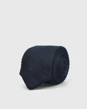 VINCENT & FRANKS VFS22W-V KNITTED MARINE MERINO TIE