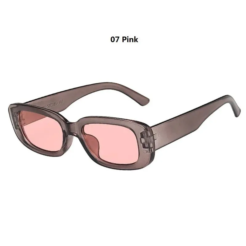 Vintege Square Small Sunglasses Women Men Rectangle Brand Designer Sun Glasses Female Shades For Oculos Lunette De Soleil Femm