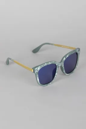 Wayfarer Style Granite Sunglasses