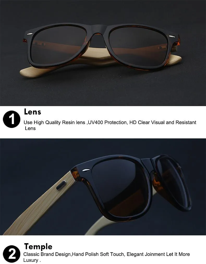 Wayfarer Wooden Sunglasses