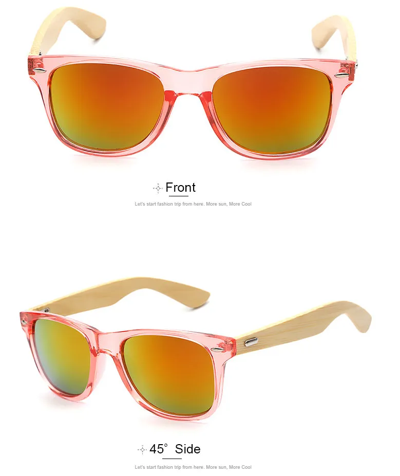 Wayfarer Wooden Sunglasses